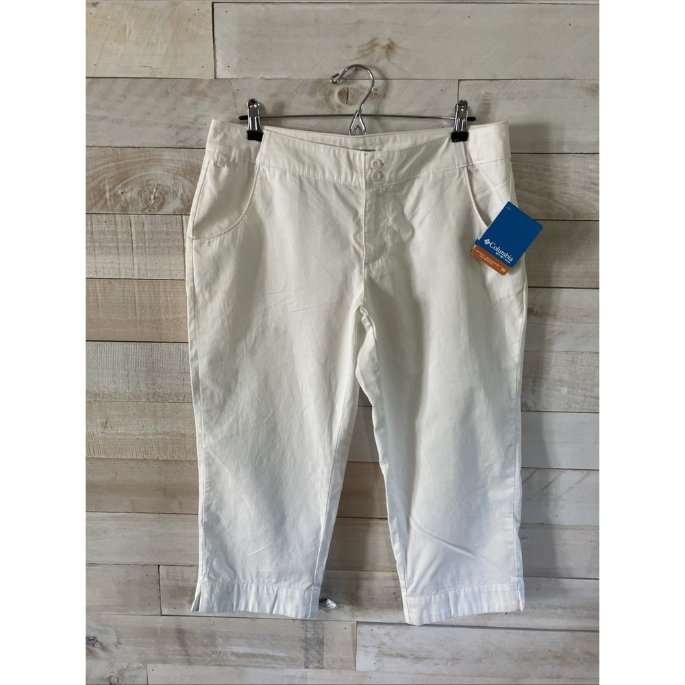 Columbia Super Bonehead White Capri, Women's 12  NWT Fast Ship